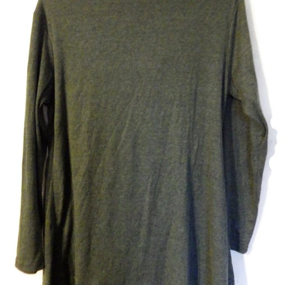 NWT Mossy Green Hitelle Crisscross Front Tunic Top Size LARGE - Picture 4 of 4